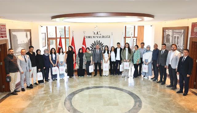ÇORUM VALİSİ ALİ ÇALGAN: “SİZ BİZİM YÜZ AKIMIZSINIZ